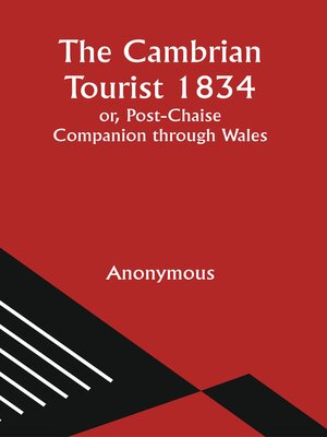 cover image of The Cambrian Tourist 1834